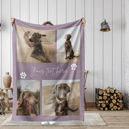 Custom Photo Collage Blanket