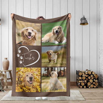 Custom Photo Collage Blanket