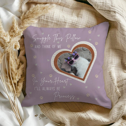 Snuggle This Pillow Cat Memorial Pillow