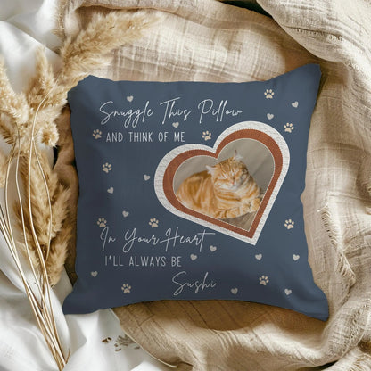 Snuggle This Pillow Cat Memorial Pillow
